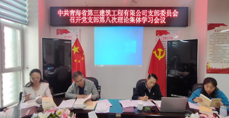 三建公司黨支部召開第八次理論集體學習會 ----集團黨委委員、紀委書記講主題教育專題黨課