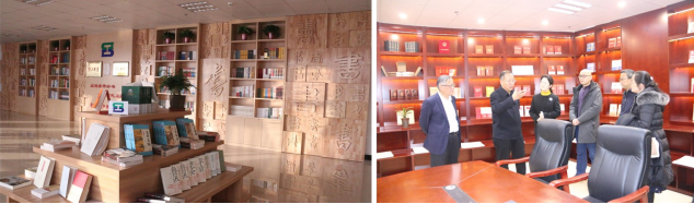 省委常委、省總工會(huì)主席馬吉孝同志來(lái)我司為全國(guó)職工書屋示范點(diǎn)揭牌